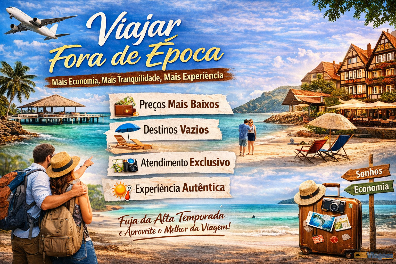 Viajar Fora de Época: Mais Economia, Mais Tranquilidade, Mais Experiência